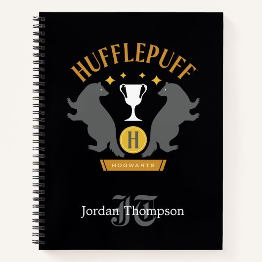 HUFFLEPUFF™ Badger und Cup House Pride Grafik Notizblock (Vorderseite)