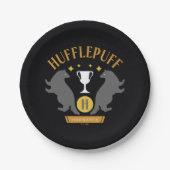HUFFLEPUFF™ Badger und Cup House Pride Grafik Pappteller (Vorderseite)