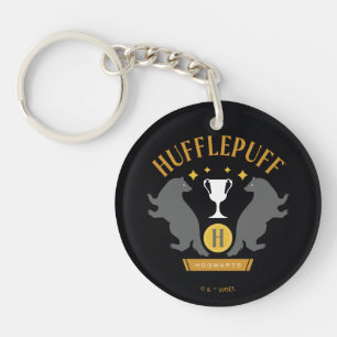 HUFFLEPUFF™ Badger und Cup House Pride Grafik Schlüsselanhänger
