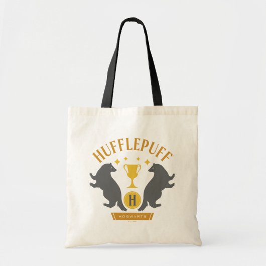 HUFFLEPUFF™ Badger und Cup House Pride Grafik Tragetasche (Vorne)