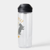 HUFFLEPUFF™ Badger und Cup House Pride Grafik Trinkflasche (Rückseite)