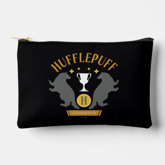 HUFFLEPUFF™ Badger und Cup House Pride Grafik Zubehörtasche (Vorderseite)