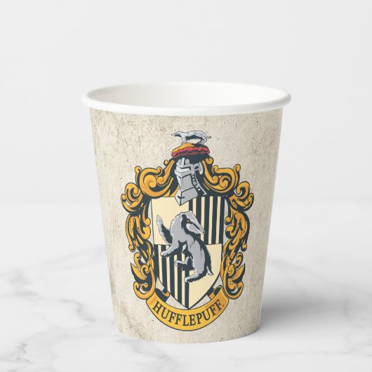 Hufflepuff Crest Pappbecher (Rückseite)