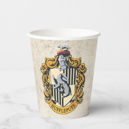 Hufflepuff Crest Pappbecher (Vorderseite)