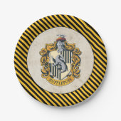 Hufflepuff Crest Pappteller (Vorderseite)