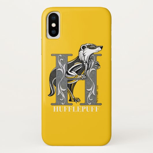 HUFFLEPUFF™ Crosshatched Emblem Case-Mate iPhone Hülle (Rückseite)