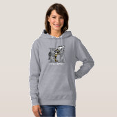 HUFFLEPUFF™ Crosshatched Emblem Hoodie (Vorne ganz)