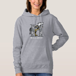 HUFFLEPUFF™ Crosshatched Emblem Hoodie