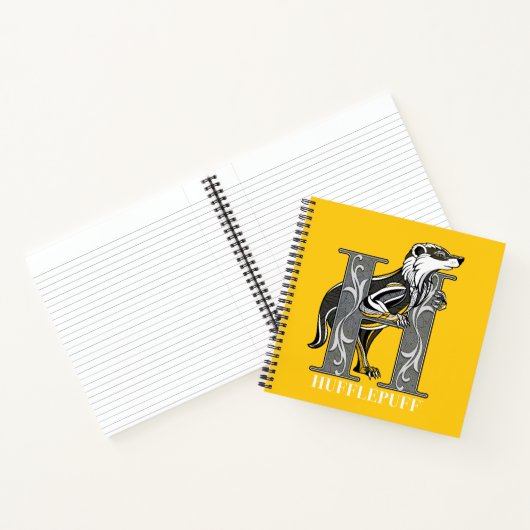 HUFFLEPUFF™ Crosshatched Emblem Notizblock (Innenseite)