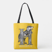HUFFLEPUFF™ Crosshatched Emblem Tasche (Rückseite)