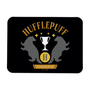 HUFFLEPUFF™ Dachs und Pokal Haus Stolz Grafik Magnet