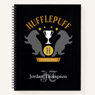 HUFFLEPUFF™ Dachs und Tasse Haus Stolz Grafik Notizblock