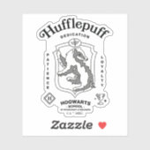 HUFFLEPUFF™ Dedication Patience Loyalty Crest Aufkleber (Blatt)