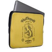 HUFFLEPUFF™ Dedication Patience Loyalty Crest Laptopschutzhülle (Vorne Rechts)