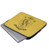HUFFLEPUFF™ Dedication Patience Loyalty Crest Laptopschutzhülle (Vorne Knopf)