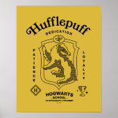 HUFFLEPUFF™ Dedication Patience Loyalty Crest Poster (Vorne)