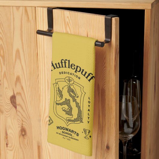 HUFFLEPUFF™ Hingabe Geduld Loyalität Wappen Geschirrtuch (Drittel gefaltet)