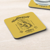 HUFFLEPUFF™ Hingabe Geduld Loyalität Wappen Getränkeuntersetzer (Linke Seite)