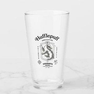 HUFFLEPUFF™ Hingabe Geduld Loyalität Wappen Glas