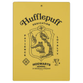 HUFFLEPUFF™ Hingabe Geduld Loyalität Wappen Klemmbrett (Rückseite)