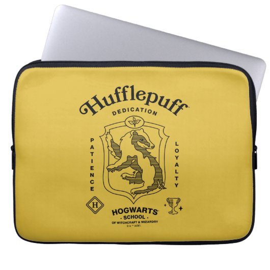 HUFFLEPUFF™ Hingabe Geduld Loyalität Wappen Laptopschutzhülle (Vorderseite)