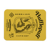 HUFFLEPUFF™ Hingabe Geduld Loyalität Wappen Magnet (Horizontal)