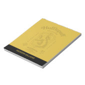 HUFFLEPUFF™ Hingabe Geduld Loyalität Wappen Notizblock (Rotiert)