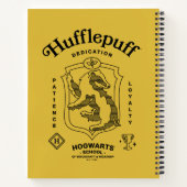 HUFFLEPUFF™ Hingabe Geduld Loyalität Wappen Notizblock (Rückseite)