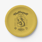 HUFFLEPUFF™ Hingabe Geduld Loyalität Wappen Pappteller (Vorderseite)