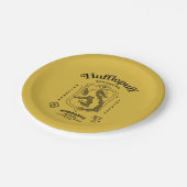 HUFFLEPUFF™ Hingabe Geduld Loyalität Wappen Pappteller (Schrägansicht)