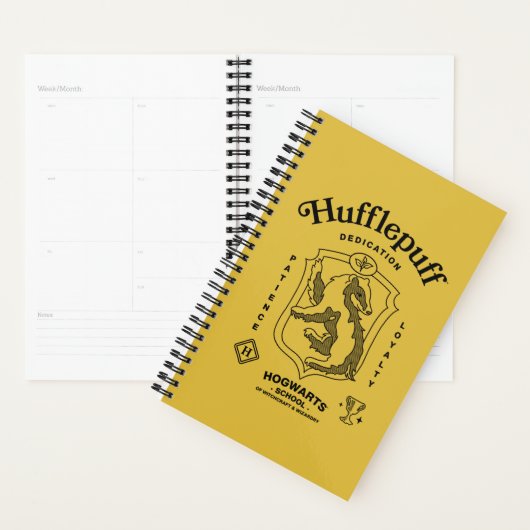 HUFFLEPUFF™ Hingabe Geduld Loyalität Wappen Planer (Anzeige)