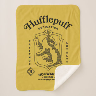 HUFFLEPUFF™ Hingabe Geduld Loyalität Wappen Sherpadecke