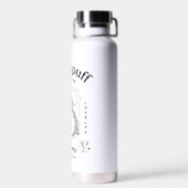 HUFFLEPUFF™ Hingabe Geduld Loyalität Wappen Trinkflasche (Rückseite)