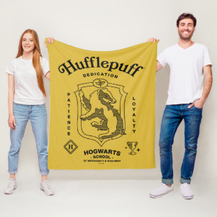 HUFFLEPUFF™ Hingabe Geduld Treue Wappen Fleecedecke