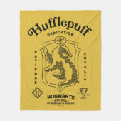 HUFFLEPUFF™ Hingabe Geduld Treue Wappen Fleecedecke (Vorderseite)
