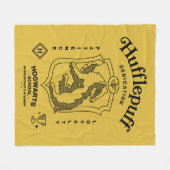 HUFFLEPUFF™ Hingabe Geduld Treue Wappen Fleecedecke (Vorderseite (Horizontal))