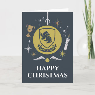 HUFFLEPUFF™ Holiday Bauble Graphic Feiertagskarte