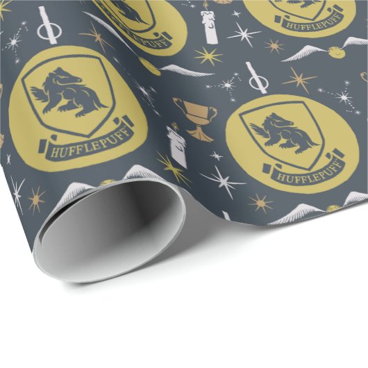 HUFFLEPUFF™ Holiday Bauble Graphic Geschenkpapier (Rolleneckpunkt)
