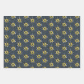 HUFFLEPUFF™ Holiday Bauble Graphic Geschenkpapier Set (Vorderseite)