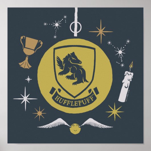 HUFFLEPUFF™ Holiday Bauble Graphic Poster (Vorne)