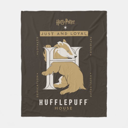HUFFLEPUFF™ House Just and Loyal Fleecedecke (Vorderseite)