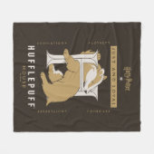 HUFFLEPUFF™ House Just and Loyal Fleecedecke (Vorderseite (Horizontal))