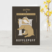 HUFFLEPUFF™ House Just and Loyal Karte (Gelbe Blume)