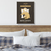 HUFFLEPUFF™ House Just and Loyal Leinwanddruck (Insitu (Schlafzimmer))