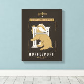 HUFFLEPUFF™ House Just and Loyal Leinwanddruck (Insitu (Holzboden))
