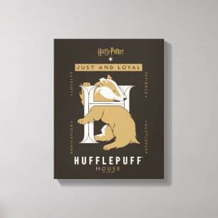 HUFFLEPUFF™ House Just and Loyal Leinwanddruck