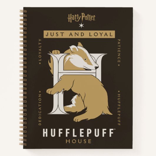 HUFFLEPUFF™ House Just and Loyal Notizblock (Vorderseite)