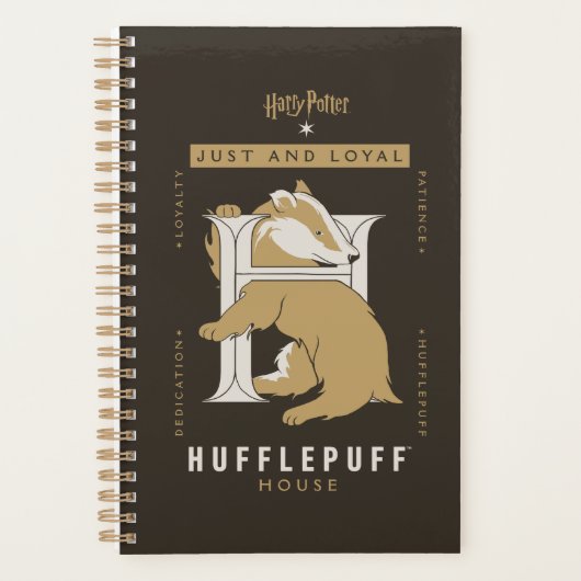 HUFFLEPUFF™ House Just and Loyal Planer (Vorderseite)