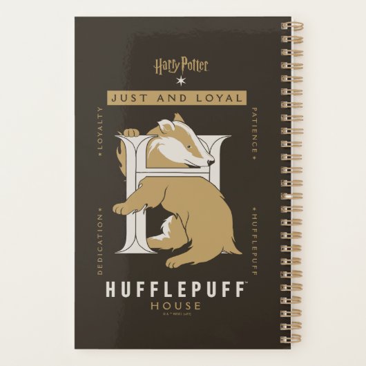 HUFFLEPUFF™ House Just and Loyal Planer (Rückseite)