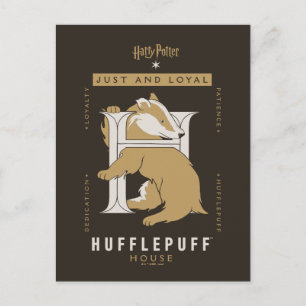 HUFFLEPUFF™ House Just and Loyal Postkarte